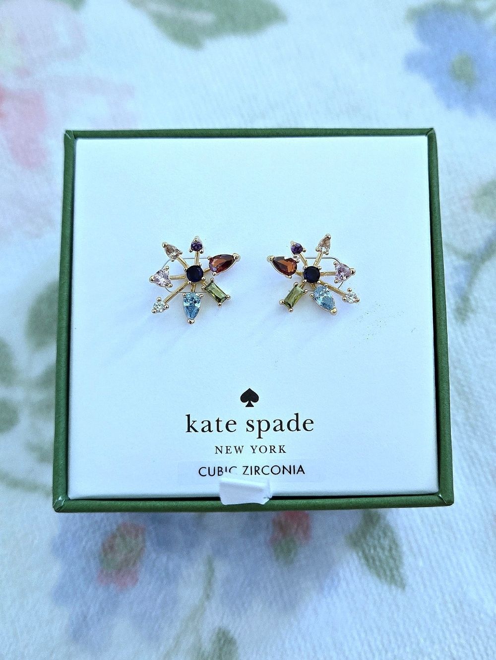 Kate Spade♠️ "Firework🎆 Floral💐" Earrings - Picture 12 of 16